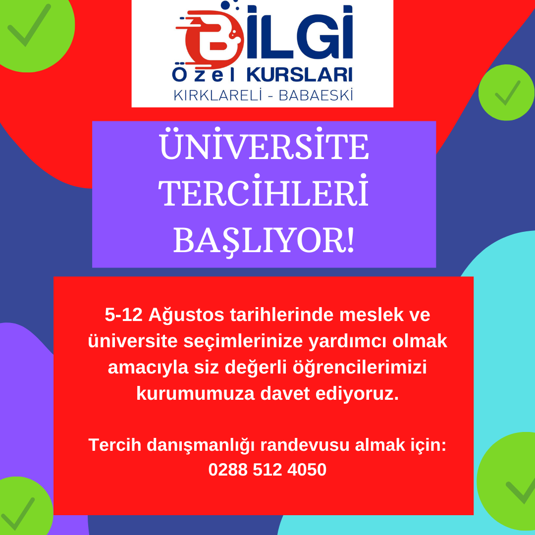 Üniversite Tercihleri Başlıyor!